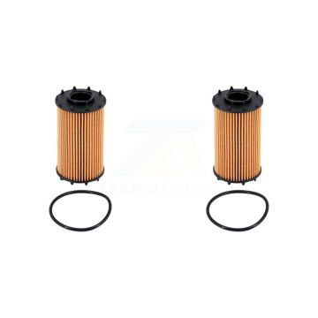 Engine Cartridge Oil Filter (2 Pack) For Audi Porsche Macan Cayenne SQ5 Q7 S5 Q8 Panamera K56-100491