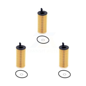 Engine Cartridge Oil Filter (3 Pack) For BMW X5 X3 328d xDrive 535d 740Ld K56-100494