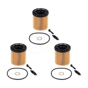 Engine Cartridge Oil Filter (3 Pack) For Hyundai Kia Tucson Elantra Kona Venue Santa Fe K56-100496