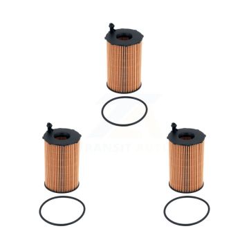 Engine Cartridge Oil Filter (3 Pack) For Audi Q5 Volkswagen Touareg Porsche Cayenne Q7 A6 K56-100497