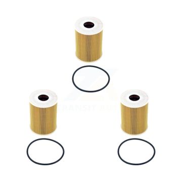 Engine Cartridge Oil Filter (3 Pack) For Porsche 911 Cayenne Macan Panamera BMW M5 M6 K56-100498