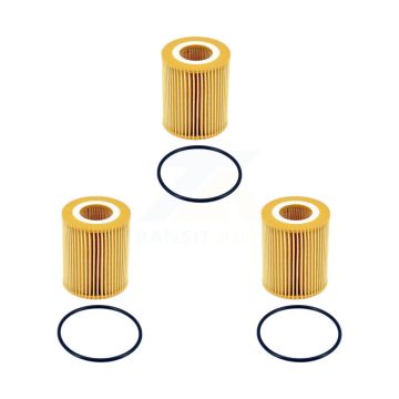 Engine Cartridge Oil Filter (3 Pack) For Ford F-150 Land Rover Range Sport Discovery K56-100500
