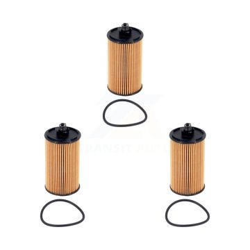 Engine Cartridge Oil Filter (3 Pack) For Chevrolet Cruze Buick Encore Trax Sonic Malibu K56-100505