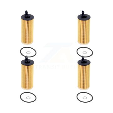 Engine Cartridge Oil Filter (4 Pack) For BMW X5 X3 328d xDrive 535d 740Ld K56-100507