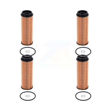 Engine Cartridge Oil Filter (4 Pack) For BMW X3 X5 X4 X7 X6 M340i xDrive 340i 540i M240i K56-100508