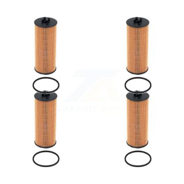 Engine Cartridge Oil Filter (4 Pack) For Mercedes-Benz G63 AMG GLE63 S CLS550 E63 E550 GT K56-100512