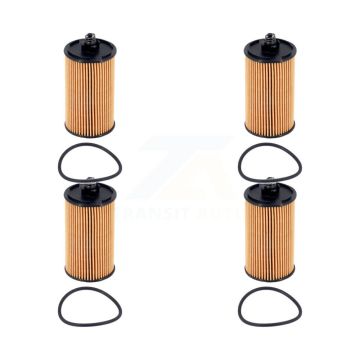 Engine Cartridge Oil Filter (4 Pack) For Chevrolet Cruze Buick Encore Trax Sonic Malibu K56-100518