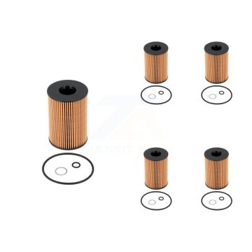 Engine Cartridge Oil Filter (5 Pack) For BMW X5 X6 Land Rover X7 Range 750i xDrive M5 M8 K56-100519