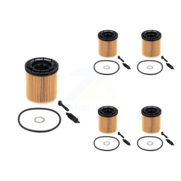 Engine Cartridge Oil Filter (5 Pack) For Hyundai Kia Tucson Elantra Kona Venue Santa Fe K56-100522