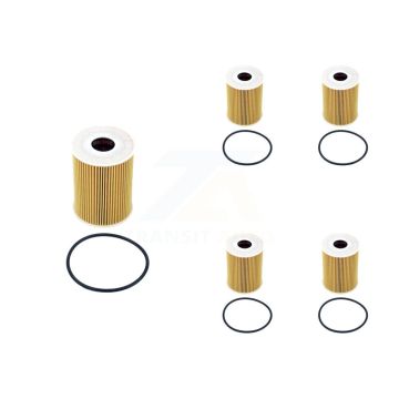 Engine Cartridge Oil Filter (5 Pack) For Porsche 911 Cayenne Macan Panamera BMW M5 M6 K56-100524