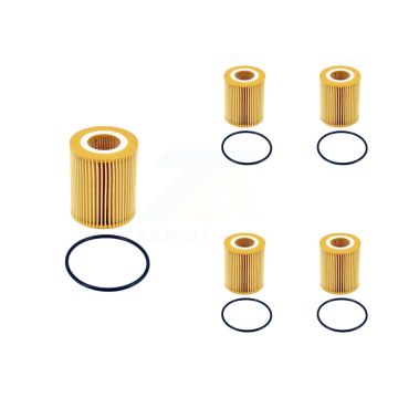 Engine Cartridge Oil Filter (5 Pack) For Ford F-150 Land Rover Range Sport Discovery K56-100526