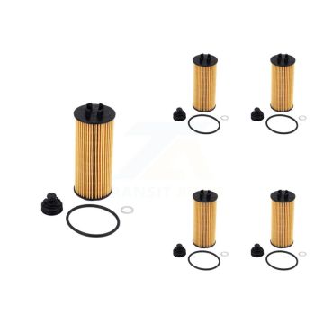 Engine Cartridge Oil Filter (5 Pack) For Mini BMW X1 Cooper Countryman X2 Clubman i8 K56-100527