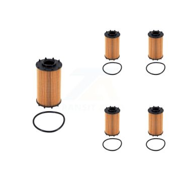 Engine Cartridge Oil Filter (5 Pack) For Audi Porsche Macan Cayenne SQ5 Q7 S5 Q8 Panamera K56-100530