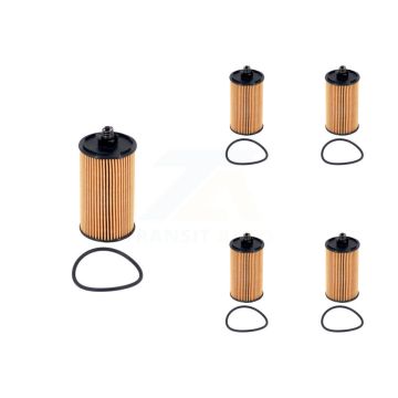 Engine Cartridge Oil Filter (5 Pack) For Chevrolet Cruze Buick Encore Trax Sonic Malibu K56-100531