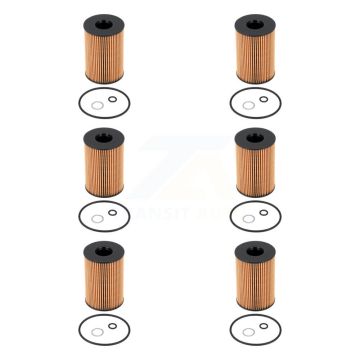 Engine Oil Filter (6 Pack) For BMW X5 X6 Land Rover X7 Range 750i xDrive M5 Sport M550i K56-100532