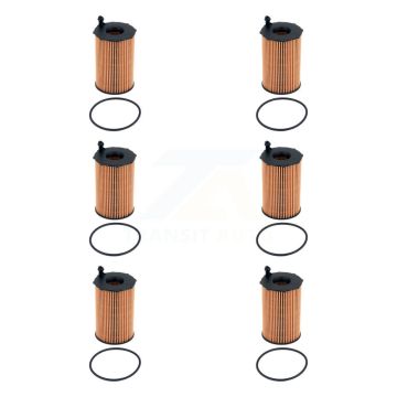 Engine Oil Filter (6 Pack) For Audi Q5 Volkswagen Touareg Porsche Cayenne Q7 A6 Quattro K56-100536