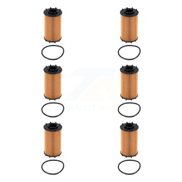 Engine Oil Filter (6 Pack) For Audi Porsche Macan Cayenne SQ5 Q7 S5 Q8 Panamera S4 RS5 A6 K56-100543
