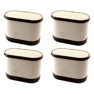 Air Filter (4 Pack) For 2008-2010 Ford F-350 Super Duty F-250 F-550 F-450 K57-100747