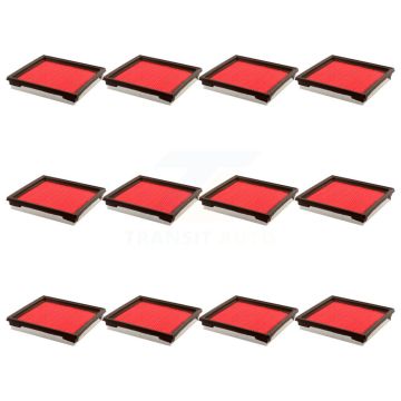 Engine Air Filter (12 Pack) For INFINITI G37 QX50 Nissan EX35 370Z G35 350Z EX37 G25 Q60 K57-102035