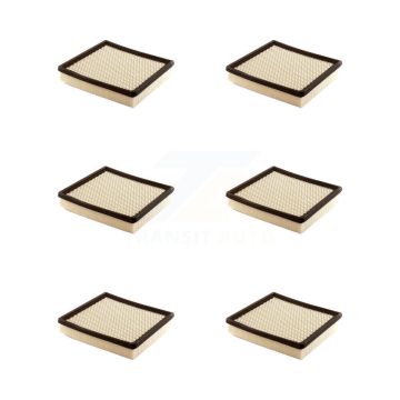 Engine Air Filter (6 Pack) For Chevrolet Impala Pontiac Grand Prix Buick LaCrosse Allure K57-102337