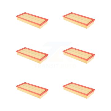 Engine Air Filter (6 Pack) For Land Rover Range Sport Defender 110 LR4 Discovery Velar 90 K57-102361