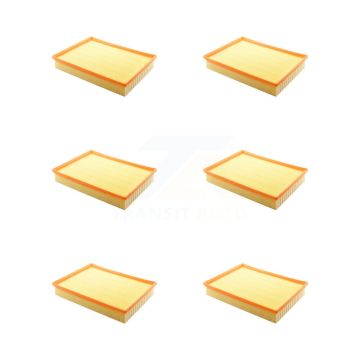 Engine Air Filter (6 Pack) For Mercedes-Benz Sprinter 2500 3500 Dodge 4500 3500XD 1500 K57-102366