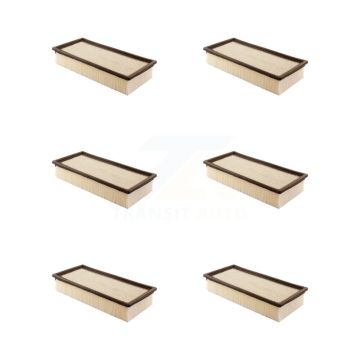 Engine Air Filter (6 Pack) For Ford F-350 Super Duty F-250 F-550 F-450 F-53 Motorhome K57-102392
