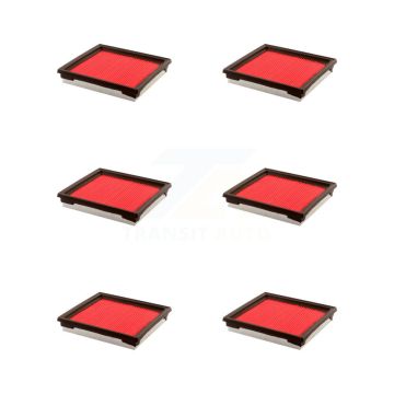 Engine Air Filter (6 Pack) For INFINITI G37 QX50 Nissan EX35 370Z G35 350Z EX37 G25 Q60 K57-102415