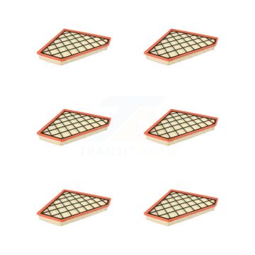 Engine Air Filter (6 Pack) For Cadillac Chevrolet Camaro ATS CTS K57-102426