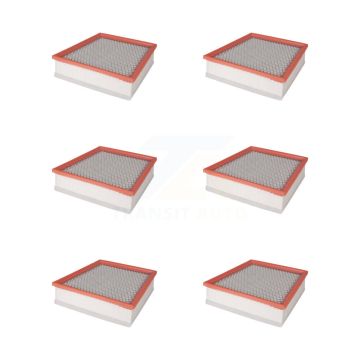 Engine Air Filter (6 Pack) For GMC Chevrolet Silverado 2500 HD Sierra 3500 K57-102489