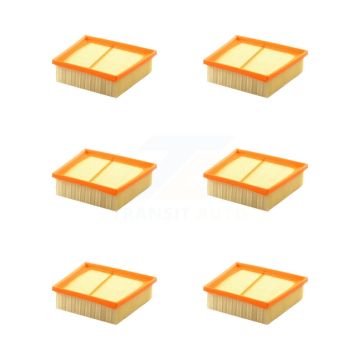 Engine Air Filter (6 Pack) For Ford Fiesta Ikon K57-102490