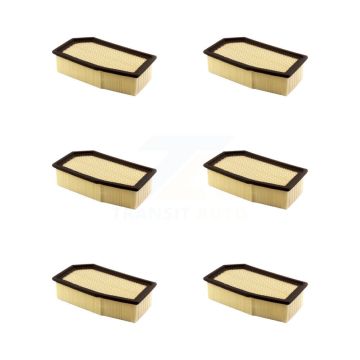 Engine Air Filter (6 Pack) For Ford E-350 Super Duty Club Wagon E-450 K57-102579
