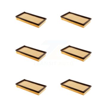 Engine Air Filter (6 Pack) For Chevrolet GMC S10 Blazer Astro Jimmy Safari Sonoma Camaro K57-102616