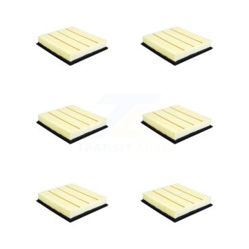 Engine Air Filter (6 Pack) For Ford F-350 Super Duty F-250 F-450 F-550 F-600 K57-102673