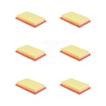 Engine Air Filter (6 Pack) For Mercedes-Benz GLC300 C300 E300 GLE350 E350 C43 AMG GLC350e K57-102695