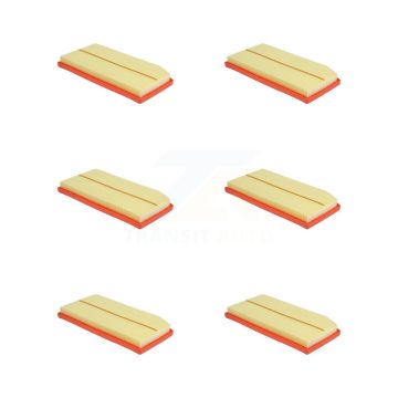 Engine Air Filter (6 Pack) For Mercedes-Benz GLC300 GLE350 C300 E350 K57-102696