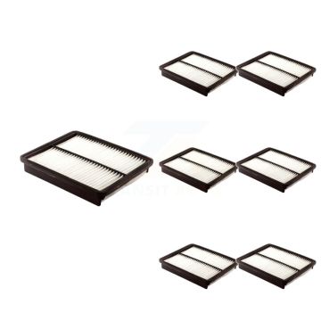 Engine Air Filter (7 Pack) For Hyundai Kia Santa Fe Sonata Sorento Optima Azera K57-103144