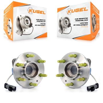 Front Wheel Bearing And Hub Assembly Pair For 2004-2009 Cadillac SRX AWD K70-100280