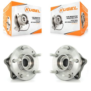 Front Wheel Bearing Hub Assembly Pair For Hyundai Santa Fe Kia Sorento Sport Veracruz XL K70-100321