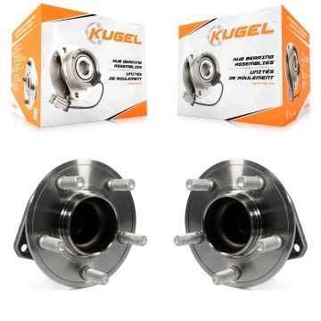 Front Wheel Bearing And Hub Assembly Pair For Dodge Charger Chrysler 300 Challenger K70-100354