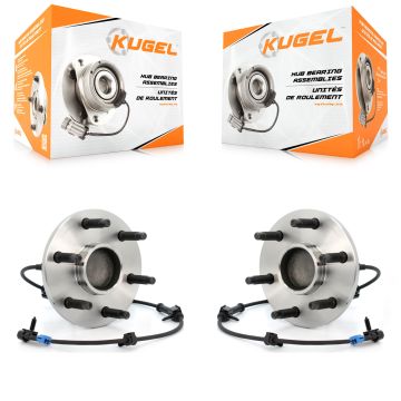Front Wheel Bearing & Hub Assembly Pair For Chevrolet GMC Silverado 1500 Sierra Avalanche K70-100400