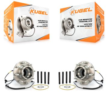 Front Wheel Bearing And Hub Assembly Pair For Ford F-350 Super Duty F-250 4WD K70-100418