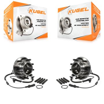 Front Wheel Bearing And Hub Assembly Pair For 2005-2010 Ford F-550 Super Duty F-450 4 X K70-100419