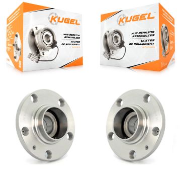 Rear Wheel Bearing & Hub Assembly Pair For Volkswagen Jetta Golf Beetle City Audi TT R32 K70-100559