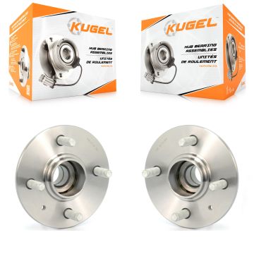Rear Wheel Bearing And Hub Assembly Pair For Hyundai Accent K70-100595
