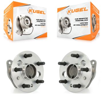 Rear Wheel Bearing And Hub Assembly Pair For 2002-2004 Toyota Camry Non-ABS K70-100601