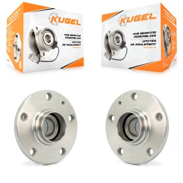 Rear Wheel Bearing Hub Assembly Pair For Volkswagen Jetta Tiguan Passat Golf Beetle Audi K70-100655