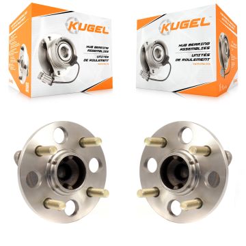 Rear Wheel Bearing And Hub Assembly Pair For Hyundai Accent Kia Rio Rio5 Non-ABS K70-100660