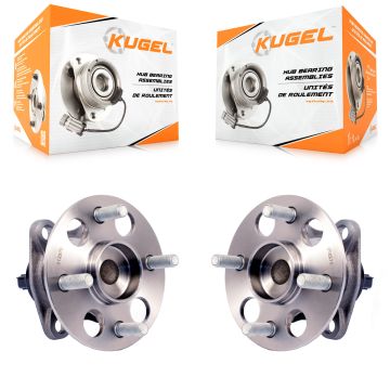 Rear Wheel Bearing And Hub Assembly Pair For Toyota Yaris Prius C Scion iQ K70-100691