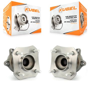 Rear Wheel Bearing & Hub Assembly Pair For 2007-2012 Nissan Sentra 2.0L with 4-Wheel ABS K70-100702